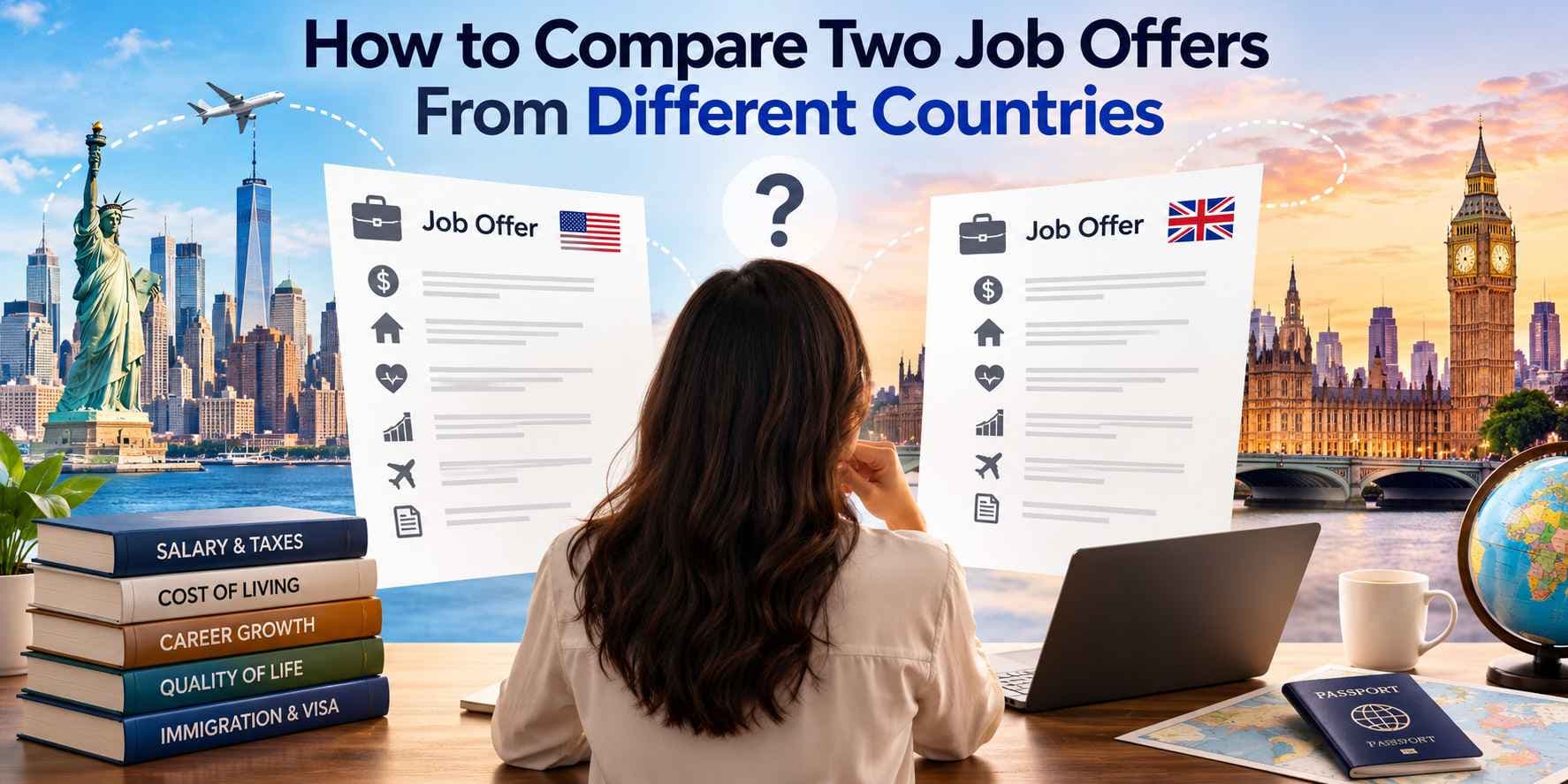 How to Compare Two Job Offers From Different Countries