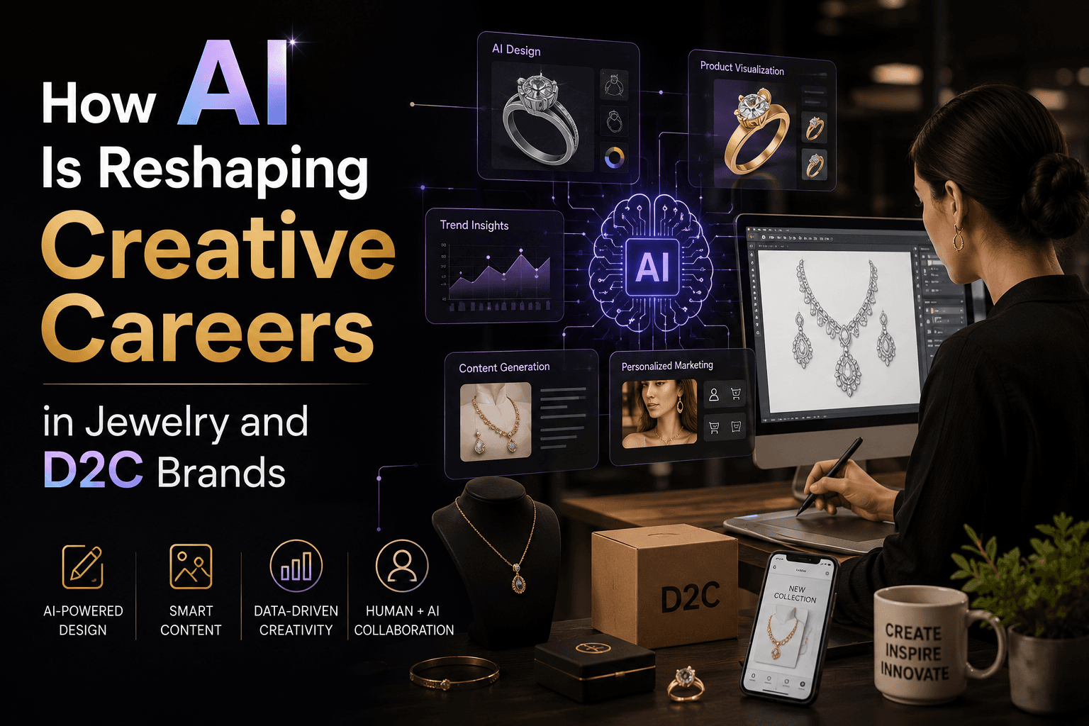 How AI Is Reshaping Creative Careers in Jewelry and D2C Brands